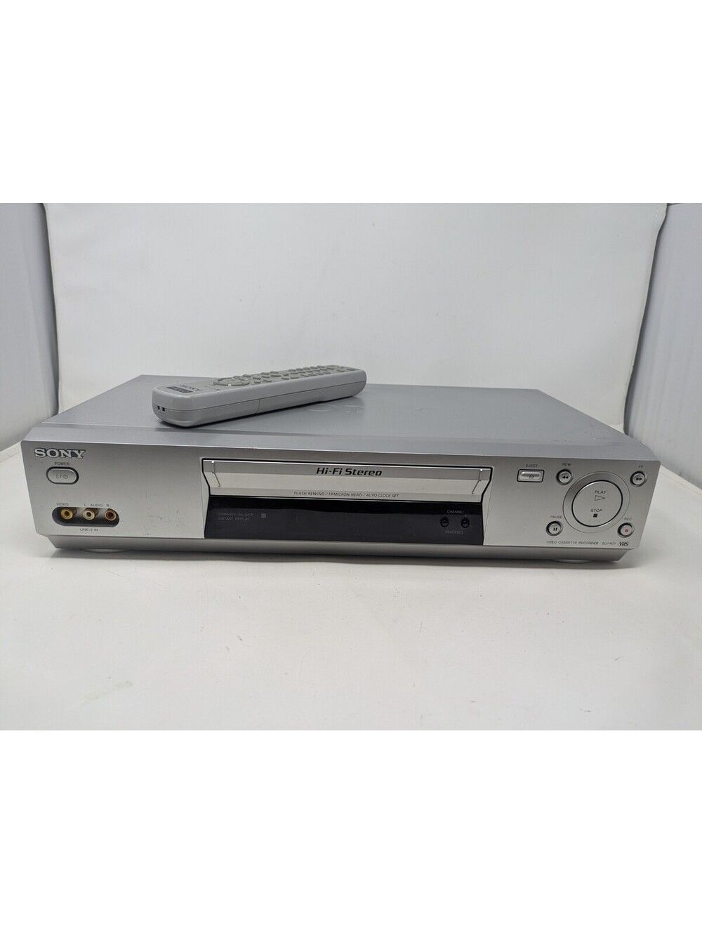 Sony SLV-N77 VCR Video Cassette Recorder With Remote Tested & Works